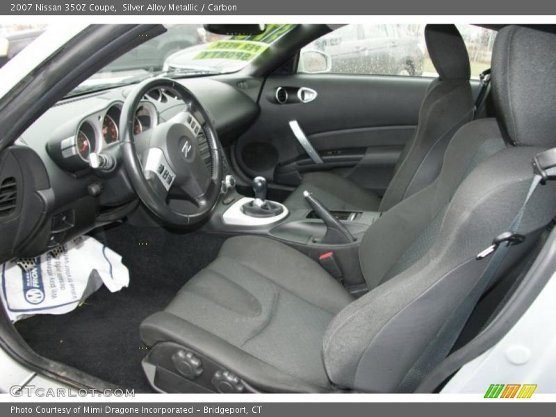 Silver Alloy Metallic / Carbon 2007 Nissan 350Z Coupe
