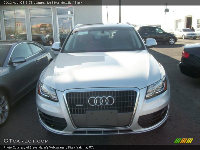 Ice Silver Metallic / Black 2011 Audi Q5 2.0T quattro