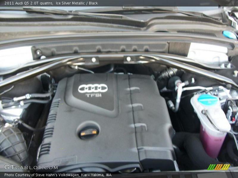 Ice Silver Metallic / Black 2011 Audi Q5 2.0T quattro