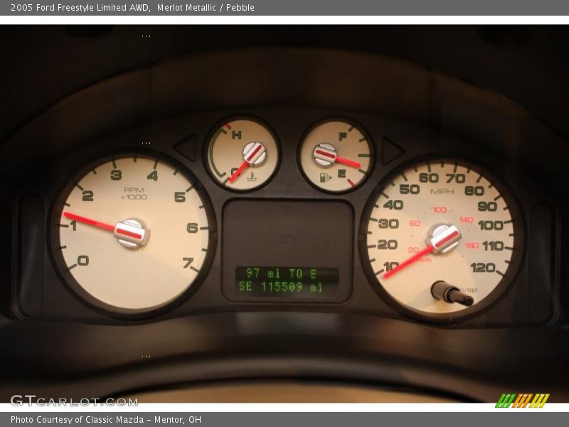 Merlot Metallic / Pebble 2005 Ford Freestyle Limited AWD