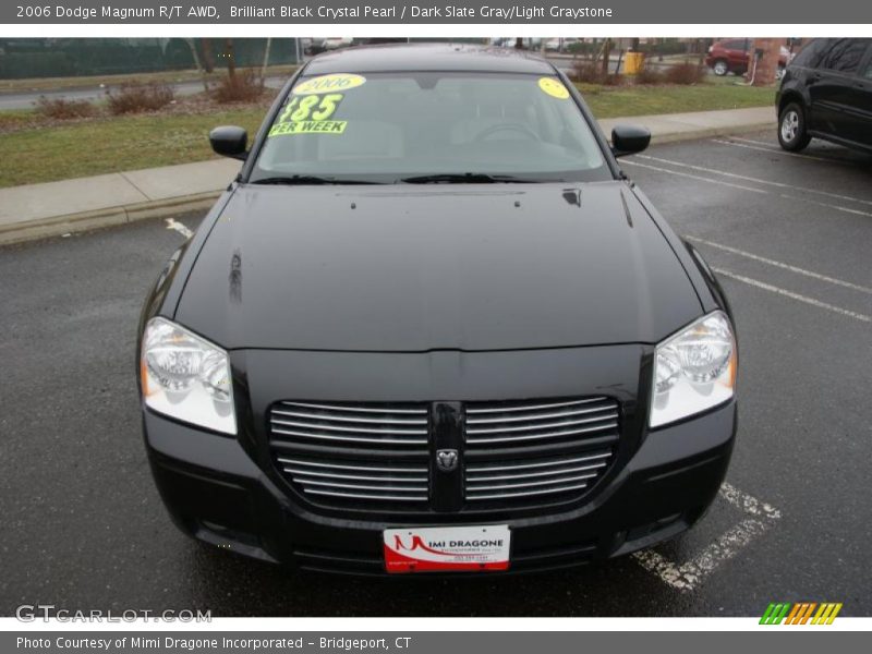Brilliant Black Crystal Pearl / Dark Slate Gray/Light Graystone 2006 Dodge Magnum R/T AWD
