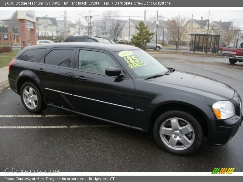 Brilliant Black Crystal Pearl / Dark Slate Gray/Light Graystone 2006 Dodge Magnum R/T AWD