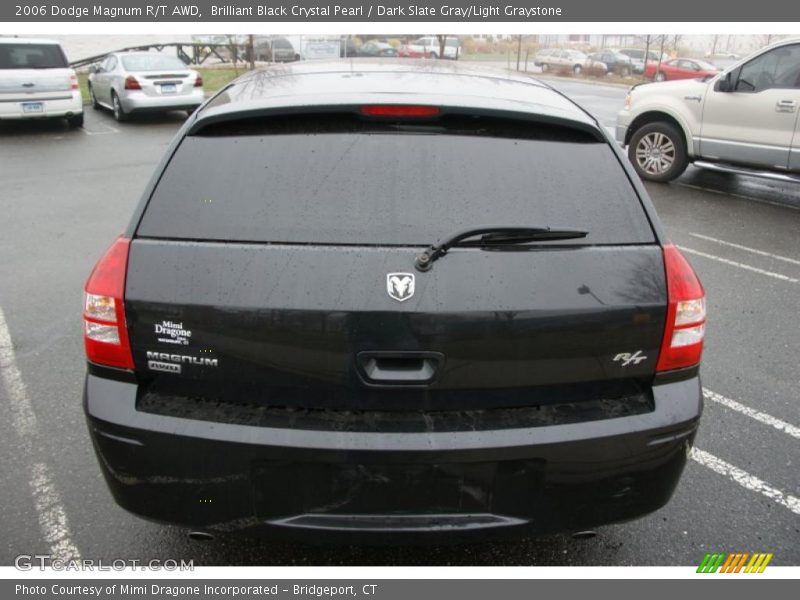 Brilliant Black Crystal Pearl / Dark Slate Gray/Light Graystone 2006 Dodge Magnum R/T AWD