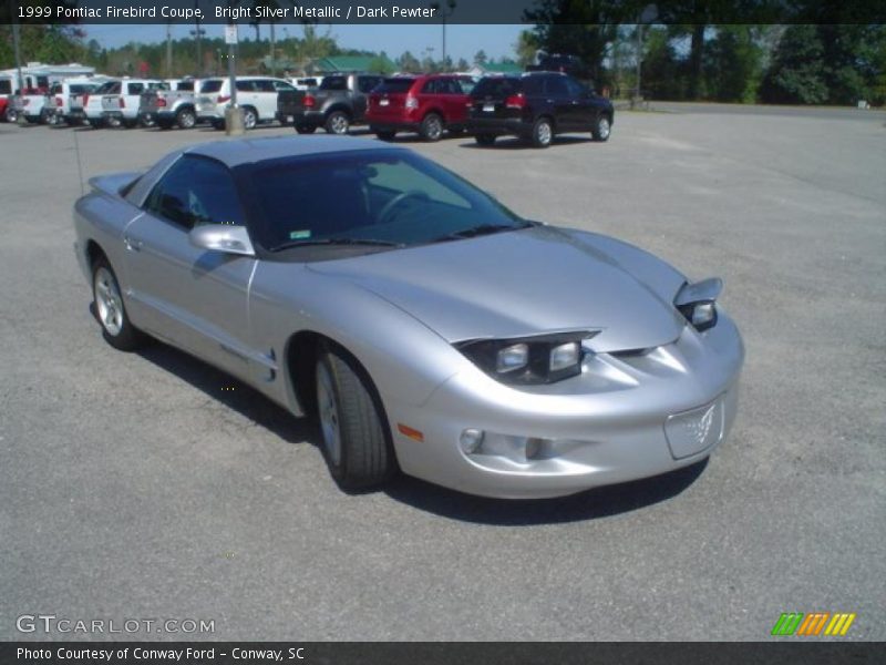 Bright Silver Metallic / Dark Pewter 1999 Pontiac Firebird Coupe