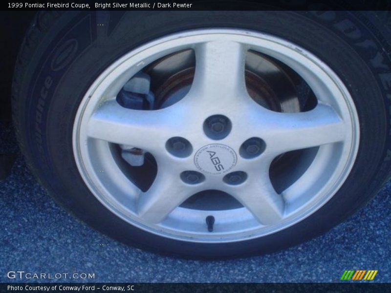 Bright Silver Metallic / Dark Pewter 1999 Pontiac Firebird Coupe