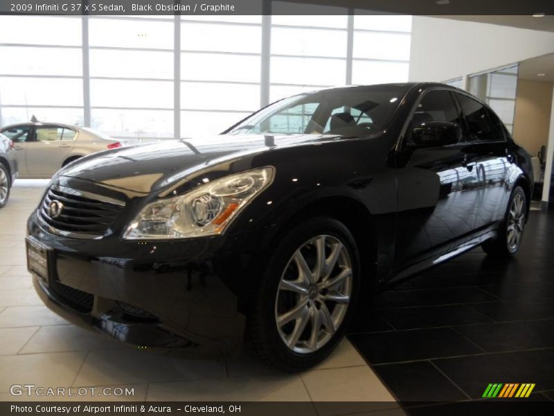 Black Obsidian / Graphite 2009 Infiniti G 37 x S Sedan