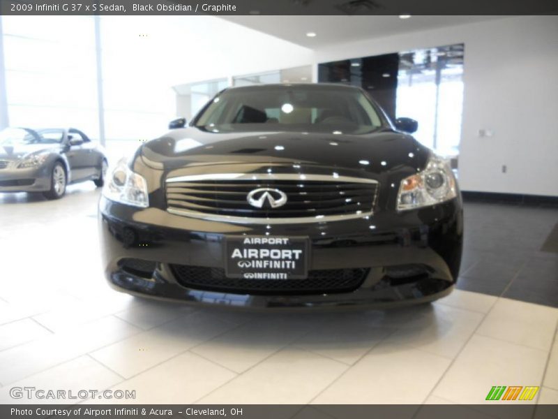 Black Obsidian / Graphite 2009 Infiniti G 37 x S Sedan
