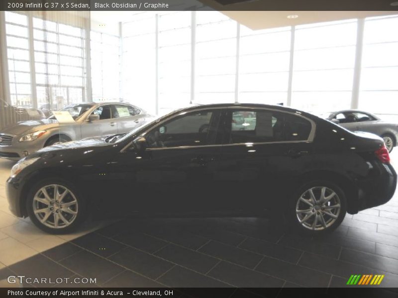 Black Obsidian / Graphite 2009 Infiniti G 37 x S Sedan