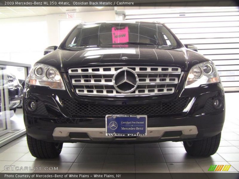 Obsidian Black Metallic / Cashmere 2009 Mercedes-Benz ML 350 4Matic