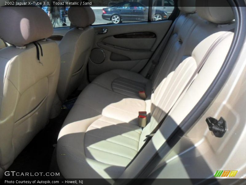 Topaz Metallic / Sand 2002 Jaguar X-Type 3.0