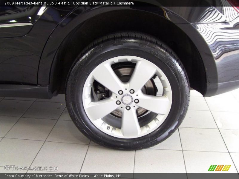 Obsidian Black Metallic / Cashmere 2009 Mercedes-Benz ML 350 4Matic