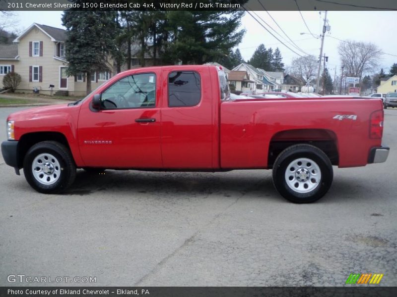  2011 Silverado 1500 Extended Cab 4x4 Victory Red