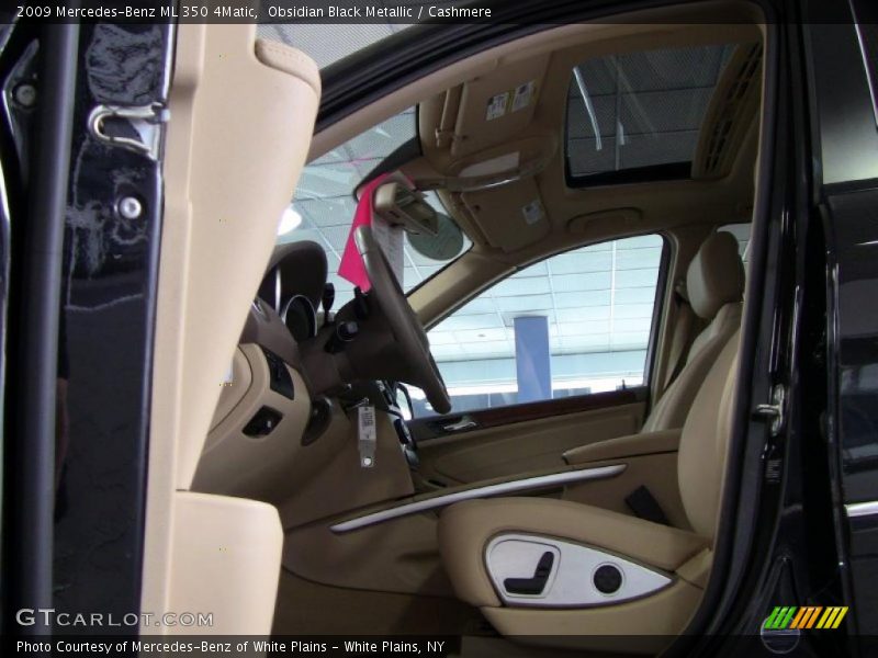Obsidian Black Metallic / Cashmere 2009 Mercedes-Benz ML 350 4Matic