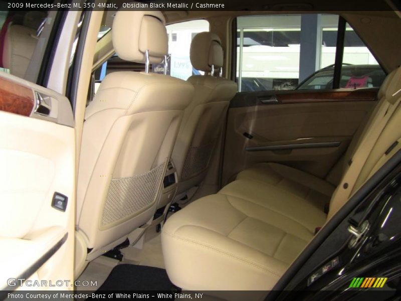Obsidian Black Metallic / Cashmere 2009 Mercedes-Benz ML 350 4Matic