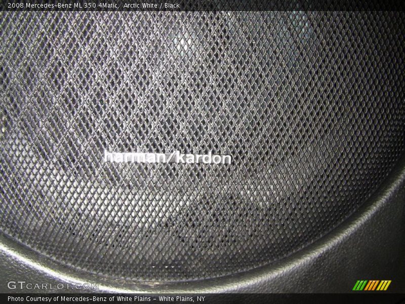 Arctic White / Black 2008 Mercedes-Benz ML 350 4Matic
