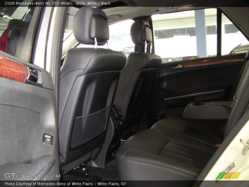 Arctic White / Black 2008 Mercedes-Benz ML 350 4Matic