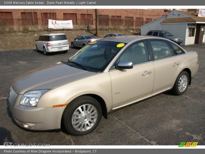 Dune Pearl Metallic / Light Camel 2008 Mercury Sable Sedan