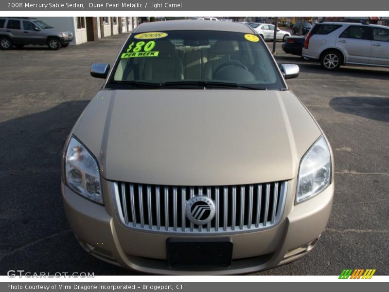 Dune Pearl Metallic / Light Camel 2008 Mercury Sable Sedan