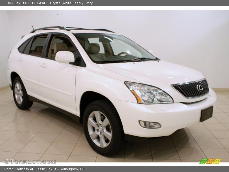 Crystal White Pearl / Ivory 2004 Lexus RX 330 AWD