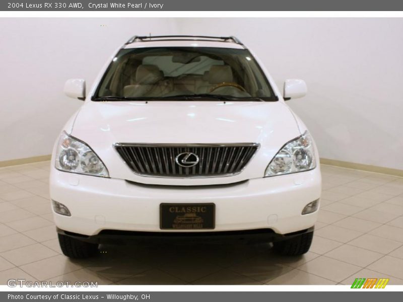 Crystal White Pearl / Ivory 2004 Lexus RX 330 AWD