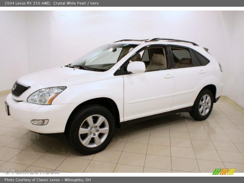 Crystal White Pearl / Ivory 2004 Lexus RX 330 AWD