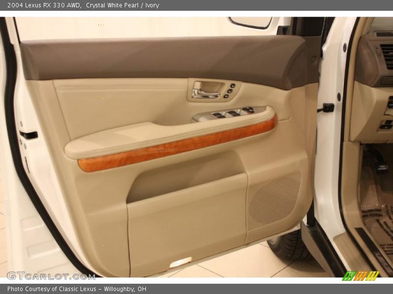 Crystal White Pearl / Ivory 2004 Lexus RX 330 AWD