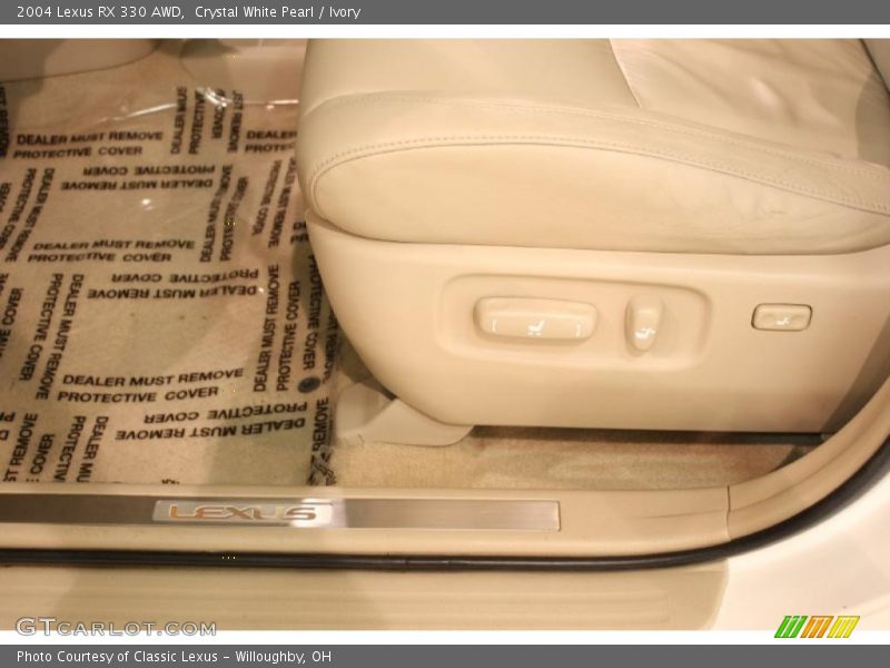 Crystal White Pearl / Ivory 2004 Lexus RX 330 AWD