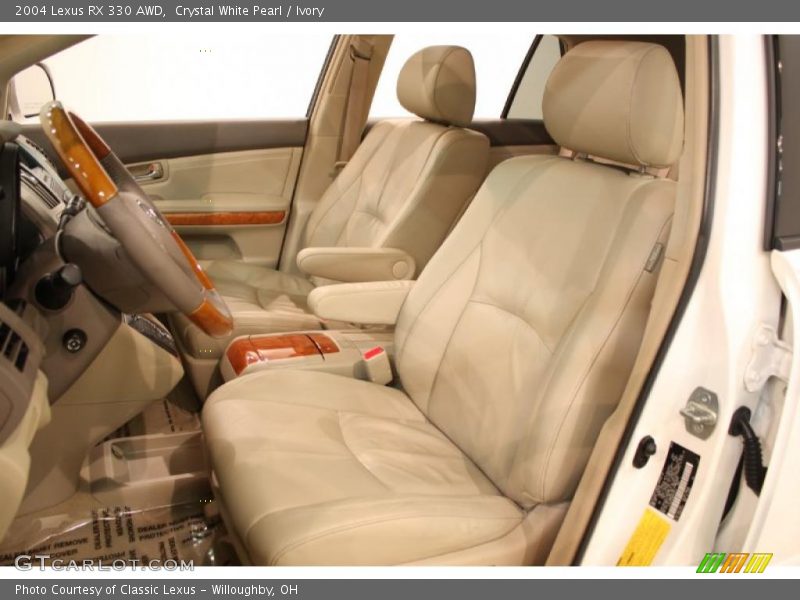 Crystal White Pearl / Ivory 2004 Lexus RX 330 AWD