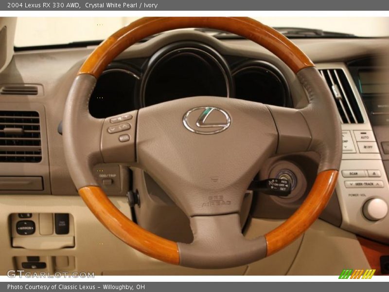 Crystal White Pearl / Ivory 2004 Lexus RX 330 AWD