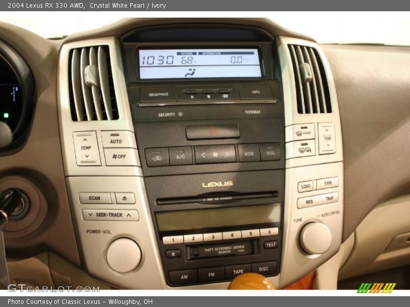 Crystal White Pearl / Ivory 2004 Lexus RX 330 AWD