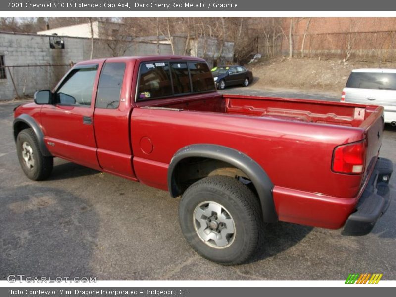  2001 S10 LS Extended Cab 4x4 Dark Cherry Red Metallic