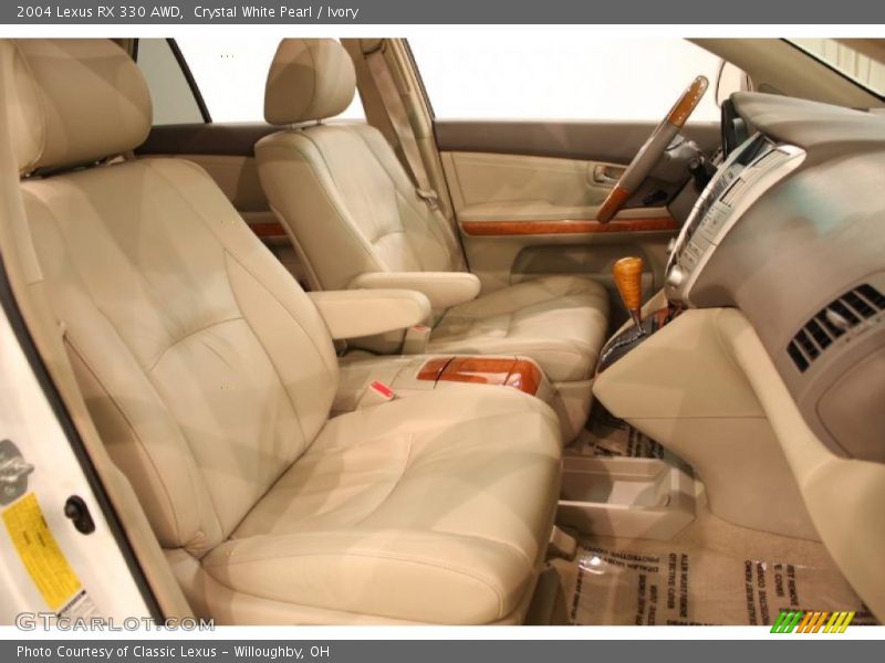 Crystal White Pearl / Ivory 2004 Lexus RX 330 AWD