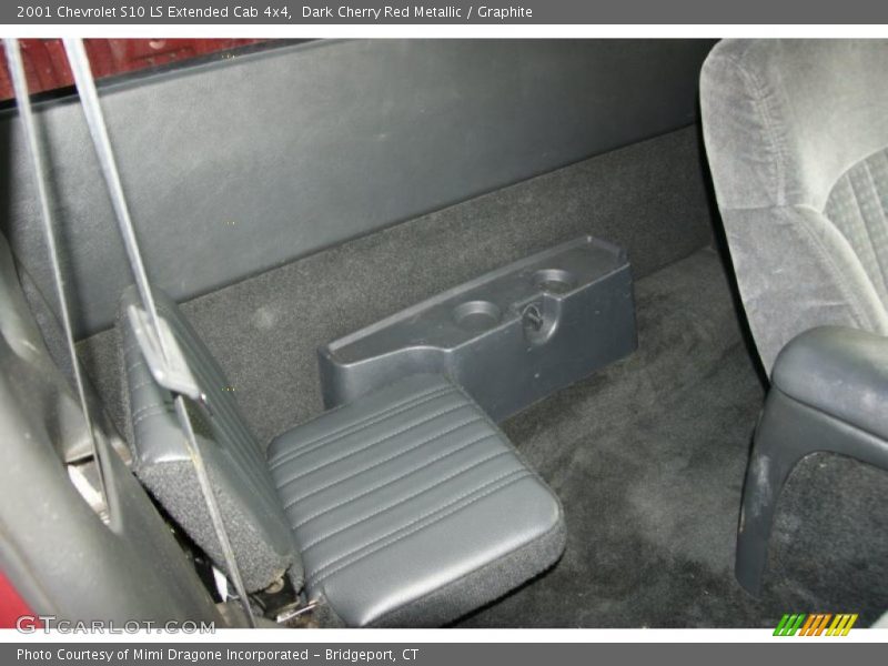 Dark Cherry Red Metallic / Graphite 2001 Chevrolet S10 LS Extended Cab 4x4