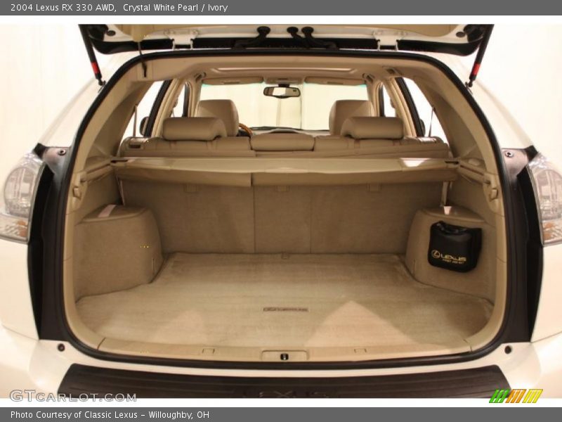 Crystal White Pearl / Ivory 2004 Lexus RX 330 AWD