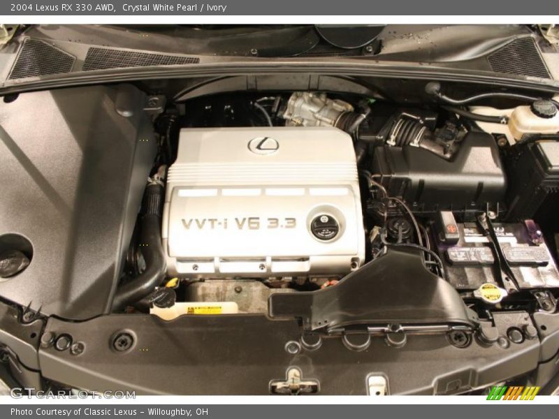 Crystal White Pearl / Ivory 2004 Lexus RX 330 AWD