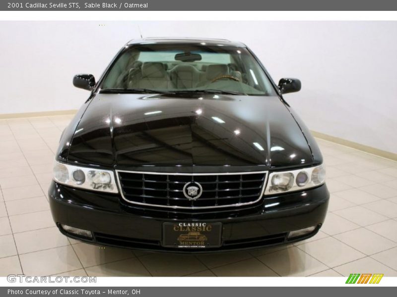 Sable Black / Oatmeal 2001 Cadillac Seville STS