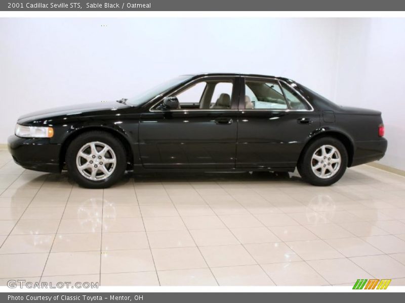 Sable Black / Oatmeal 2001 Cadillac Seville STS