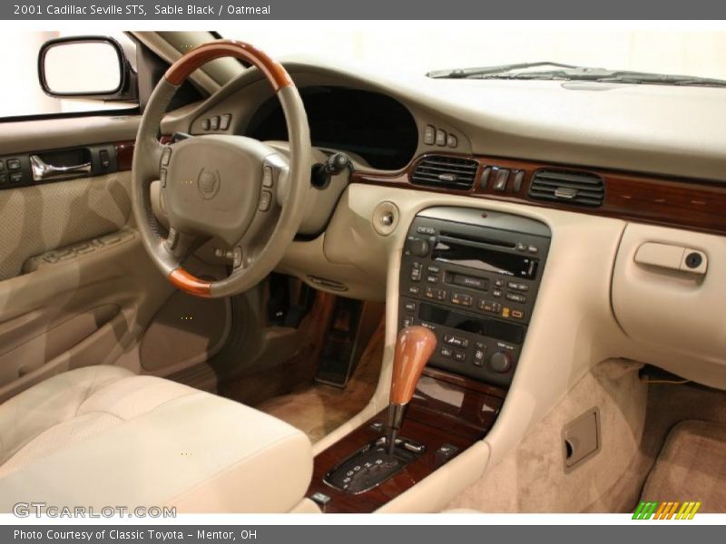 Sable Black / Oatmeal 2001 Cadillac Seville STS