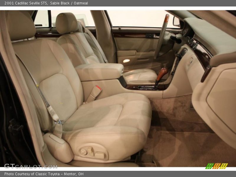 Sable Black / Oatmeal 2001 Cadillac Seville STS