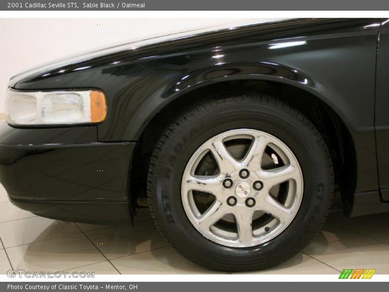 Sable Black / Oatmeal 2001 Cadillac Seville STS