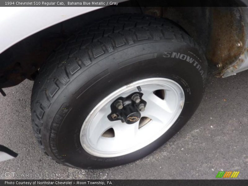 Bahama Blue Metallic / Gray 1994 Chevrolet S10 Regular Cab