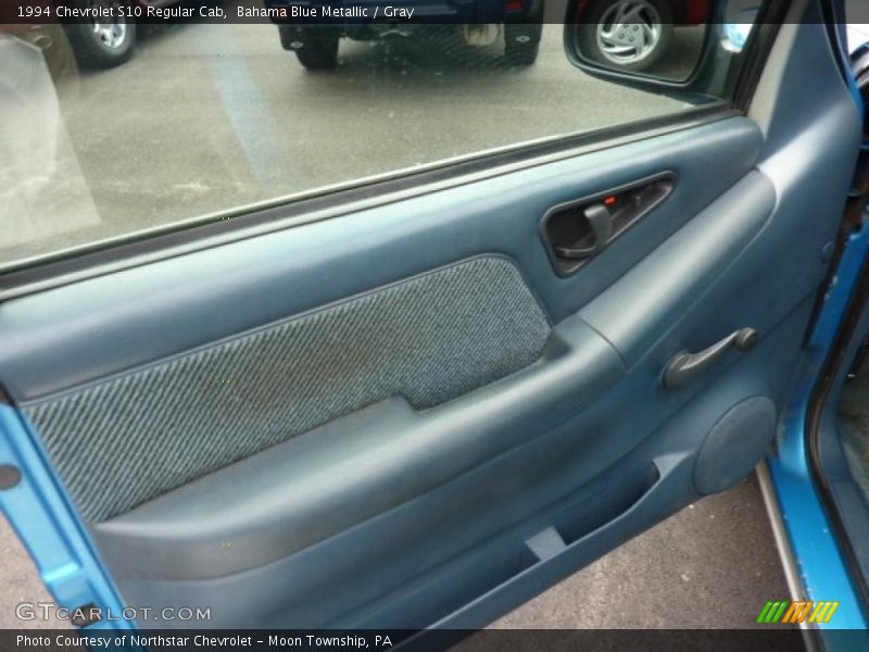 Bahama Blue Metallic / Gray 1994 Chevrolet S10 Regular Cab