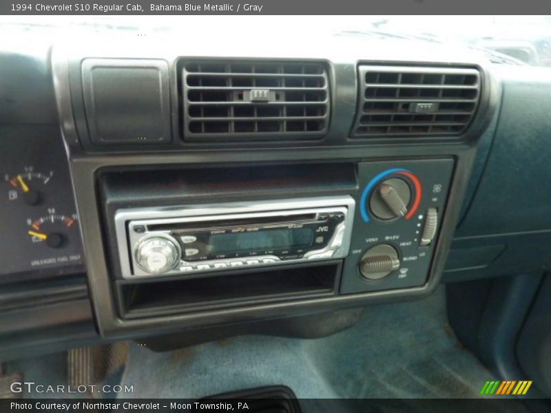 Bahama Blue Metallic / Gray 1994 Chevrolet S10 Regular Cab