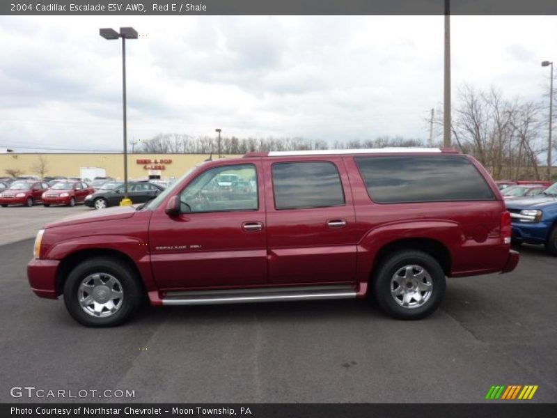 Red E / Shale 2004 Cadillac Escalade ESV AWD