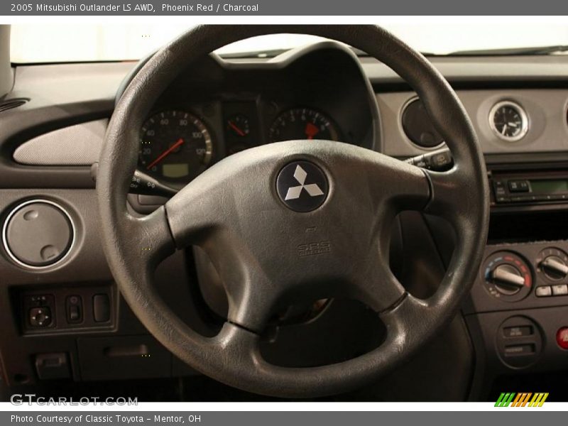 Phoenix Red / Charcoal 2005 Mitsubishi Outlander LS AWD