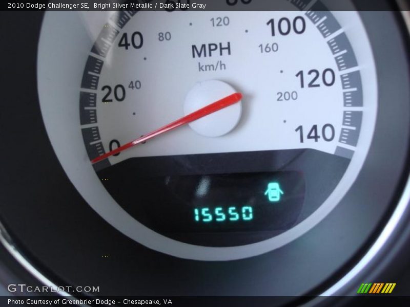 Bright Silver Metallic / Dark Slate Gray 2010 Dodge Challenger SE