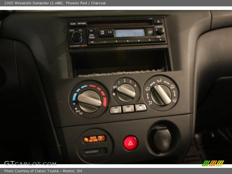Phoenix Red / Charcoal 2005 Mitsubishi Outlander LS AWD