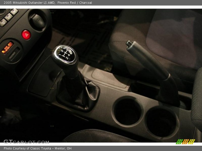 Phoenix Red / Charcoal 2005 Mitsubishi Outlander LS AWD