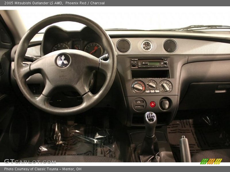 Phoenix Red / Charcoal 2005 Mitsubishi Outlander LS AWD