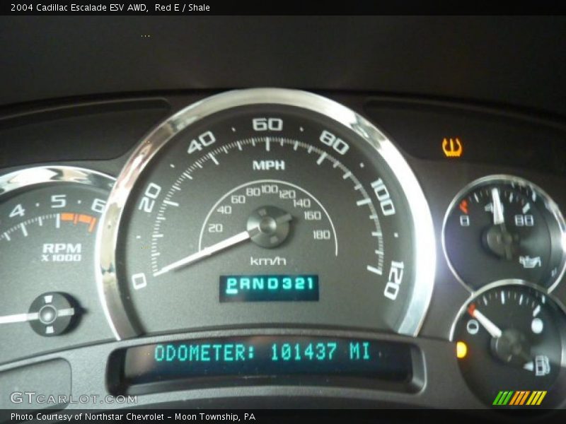 Red E / Shale 2004 Cadillac Escalade ESV AWD